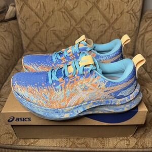 ASICS Noosa Tri 16 Nature Blue Faded Orange Women's 8.5 Excellent 1012B675-400‎